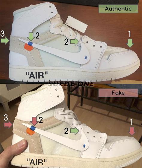 Real Vs Fake Legit Check Off White Air Jordan 1 UNC IN A